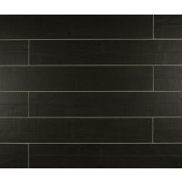 Barrique 4" x 24" x 3/8" Floor and Wall Tile in Noir
