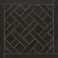 Barrique Floor and Wall Mosaic in Noir