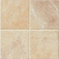 Rok 6.5" x 6.5" x 3/8" Floor and Wall Tile in Almond