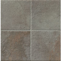 Rok 6.5" x 6.5" x 3/8" Floor and Wall Tile in Nero