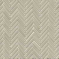 90 1/2" x 2" Floor and Wall Mosaic in Putty