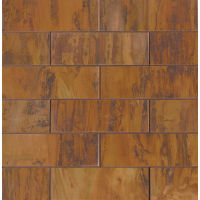 Acadia 2" x 6" Wall Mosaic in Birch Copper