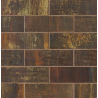 Acadia 2" x 6" Wall Mosaic in Islesford Copper