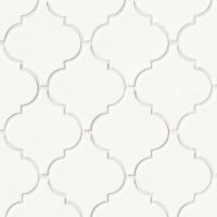 Costa Allegra 5-1/4" x 4-5/8" Floor and Wall Mosaic in White Sand