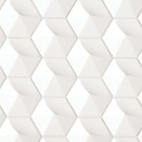 Hedron 5" x 4" Wall Tile in White