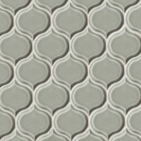 Provincetown 3-1/16" x 2-7/8" Wall Mosaic in Monument Grey