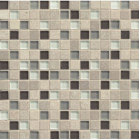 Interlude 3/4" x 3/4" Wall Mosaic in Prelude