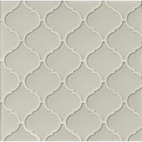 Mallorca Glass Wall Mosaic in Mist