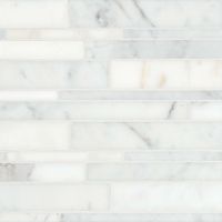 Calacatta Oro Floor and Wall Mosaic