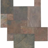 Rajah Multicolor 1/2" Floor and Wall Tile