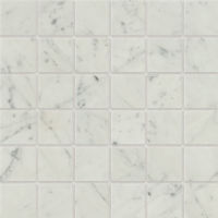 Classic 2.0 2" x 2" Floor and Wall Mosaic in Bianco Carrara