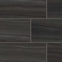 Highland 18" x 36" Floor and Wall Tile in Black