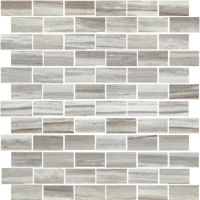 Zebrino 1" x 2" Floor and Wall Mosaic in Bluette