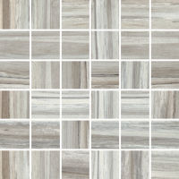 Zebrino 2" x 2" Floor and Wall Mosaic in Bluette