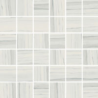 Zebrino 2" x 2" Floor and Wall Mosaic in Michelangelo