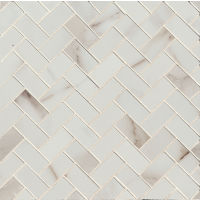 Calacatta 1" x 2" Floor and Wall Mosaic