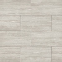 Islands 12" x 24" x 7/16" Floor and Wall Tile in Silver