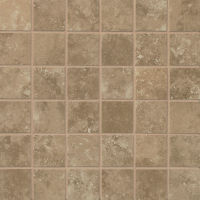 Roma 2" x 2" Floor and Wall Mosaic in Noce