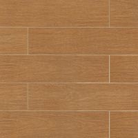 Heathland Collection 6" x 24" x 3/8" Floor and Wall Tile in Pecan