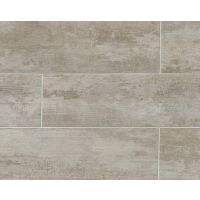 Vintage 8" x 24" x 3/8" Floor and Wall Tile in Silver