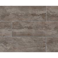 Vintage 8" x 36" x 3/8" Floor and Wall Tile in Black Oak