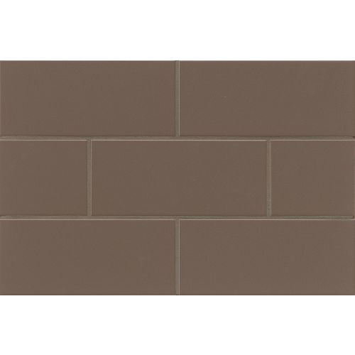 Traditions 4" x 10" x 1/4" Wall Tile in Cocoa