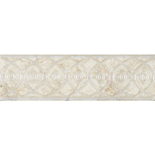 Forge 2" x 6.5" x 5/16" Floor and Wall Listello in White