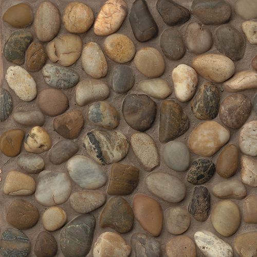 Hemisphere Floor and Wall Mosaic in Kona Sands
