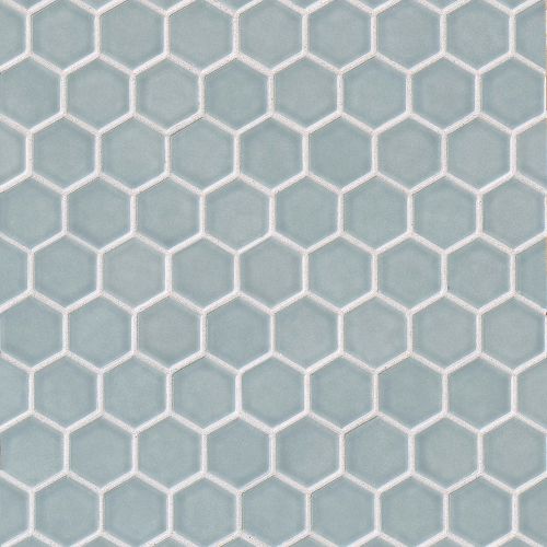 Provincetown 1-11/16" x 1-1/2" Floor & Wall Mosaic in Surfside Blue