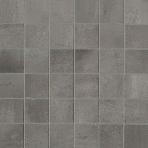 Chateau 2" x 2" Floor and Wall Mosaic in Smoke