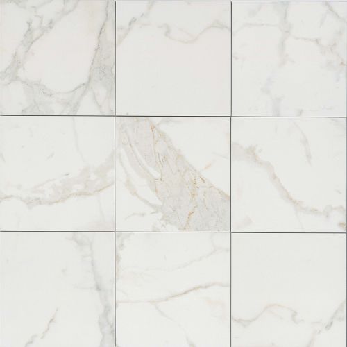 Marmi Di Napoli 12" x 12" Floor & Wall Tile in Calacatta
