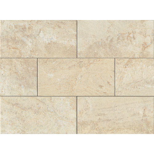 Marmi Di Napoli 18" x 36" Floor & Wall Tile in Creme Brulee