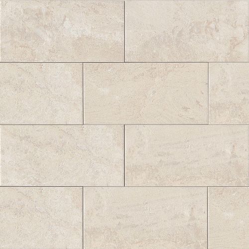 Marmi Di Napoli 6" x 12" x 5/16" Floor and Wall Tile in Creme Brulee