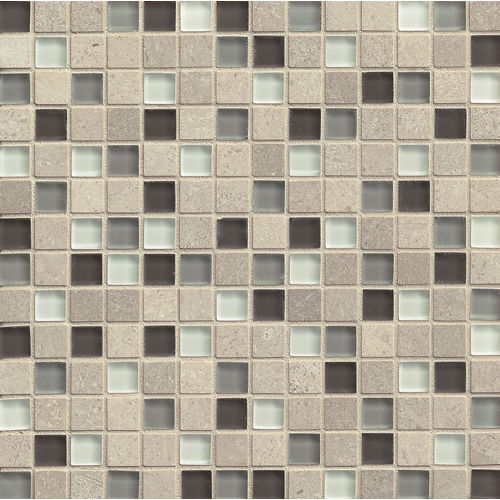 Interlude 3/4" x 3/4" Wall Mosaic in Prelude