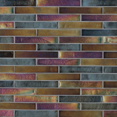 Kahakai Floor & Wall Mosaic in Lava