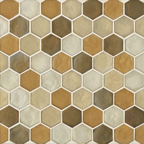 Kahakai Floor & Wall Mosaic in Sunset