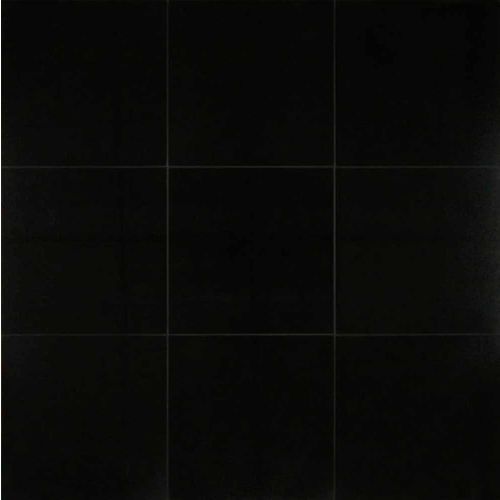 Absolute Black 18" x 18" x 1/2" Floor and Wall Tile