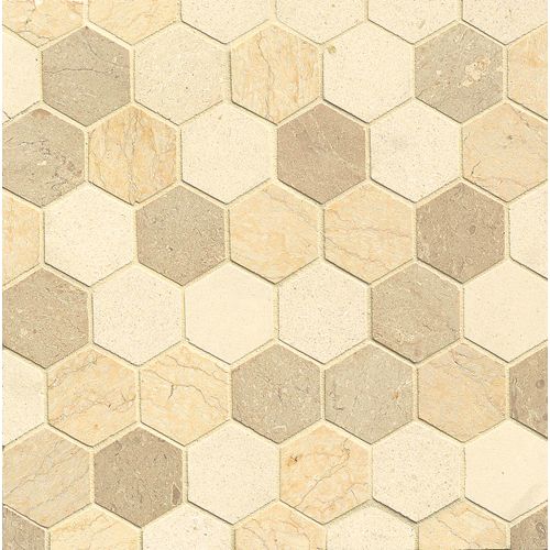 Hexagon Floor & Wall Mosaic