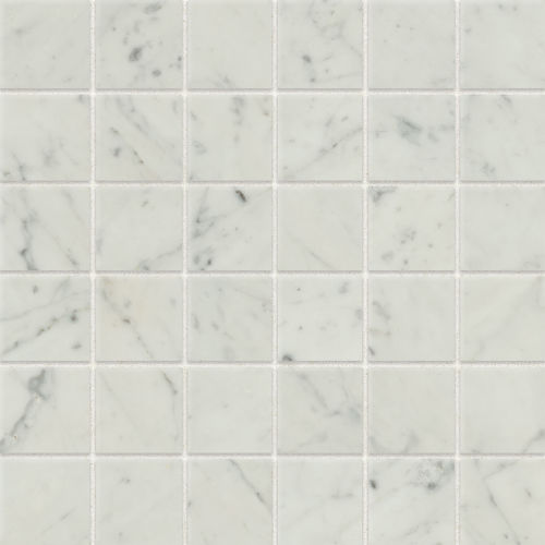 Classic 2.0 2" x 2" Floor and Wall Mosaic in Bianco Carrara