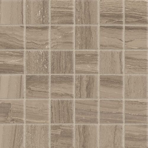 Highland 2" x 2" Floor & Wall Mosaic in Beige