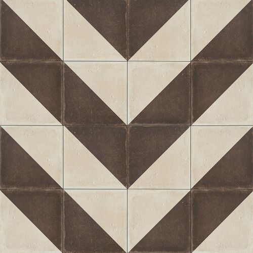 Palazzo 12" x 12" x 3/8" Decorative Tile in Antique Cotto Villa