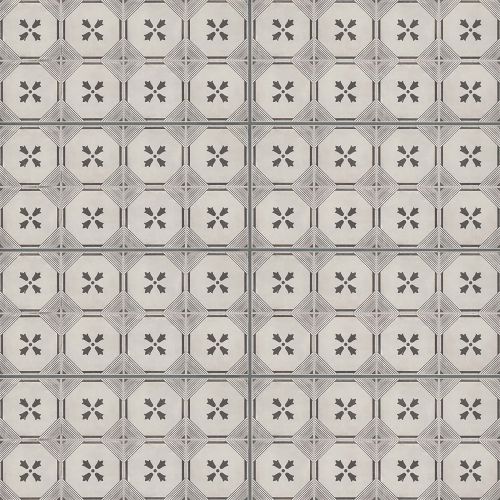 Palazzo 12" x 24" Decorative Tile in Castle Graphite Dynasty