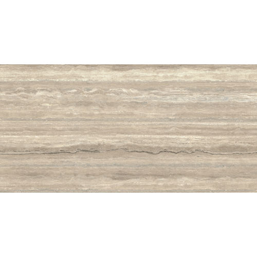 Plane Travertino Vena Porcelain in 1/4"