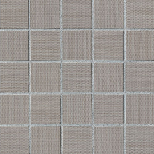 City Scene 2" x 2" Floor & Wall Mosaic in Silver