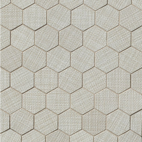 Dagny 2" x 2" Floor & Wall Mosaic in Silver