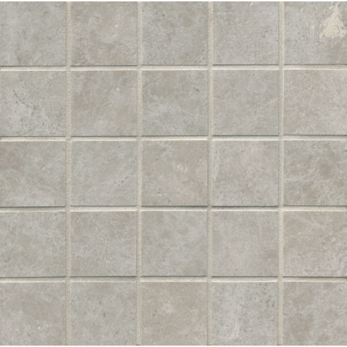 Indiana Stone 2" x 2" Floor and Wall Mosaic in Silver