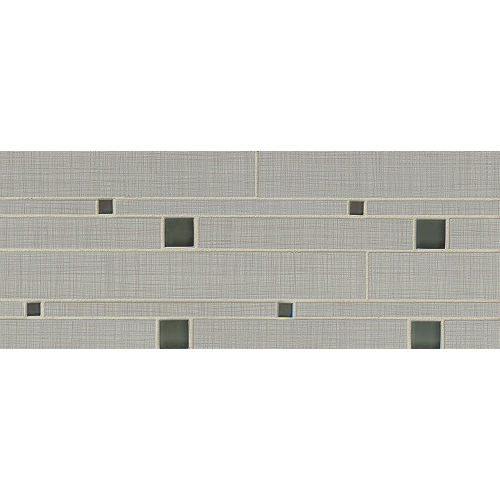 Linen Floor and Wall Mosaic in Pearl