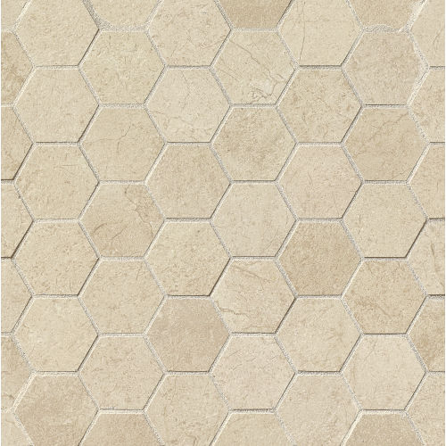 Marfil 2" x 2" Floor and Wall Mosaic in Bianco