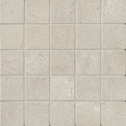 Marfil 2" x 2" Floor & Wall Mosaic in Silver
