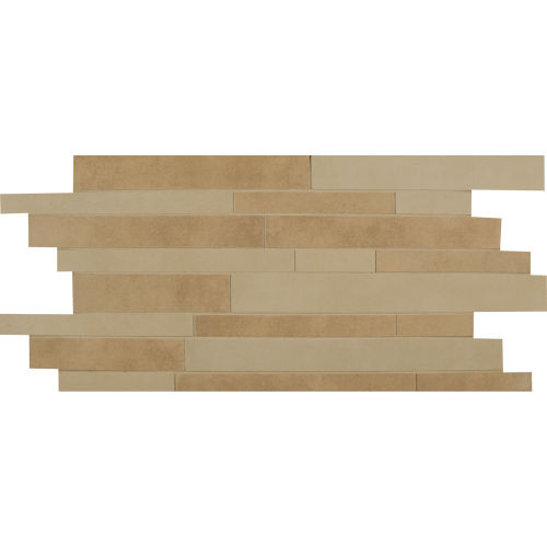 Metro Plus Floor and Wall Mosaic in Coco Rum / City Slicker